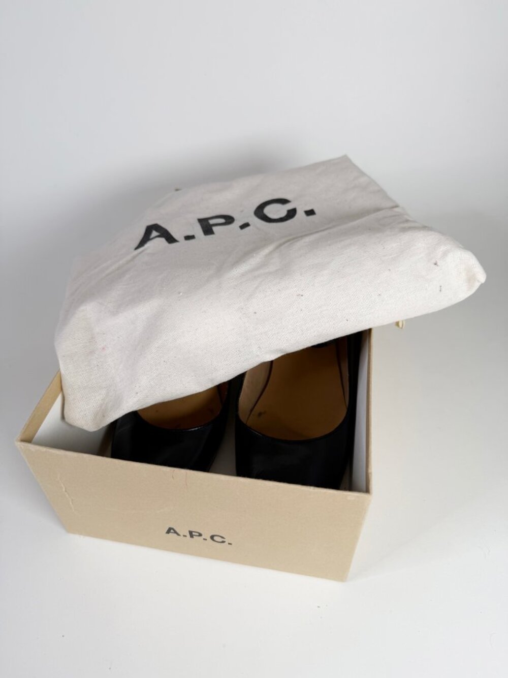A.P.C. Women's Black Jasmine Mary Jane Shoes EU 39 - Picture 5 of 6